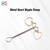 Kaamastra Metal Heart Nipple Clamp β Playful Heart Design for Sensual Play